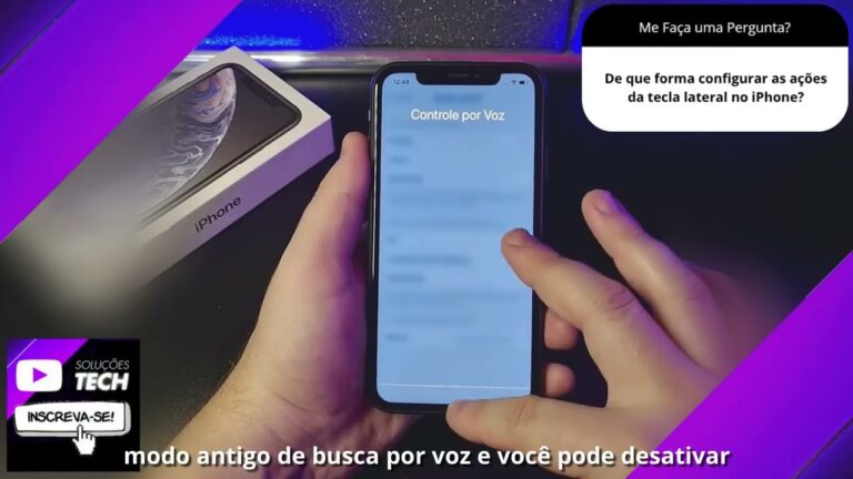 De que forma configurar as ações da tecla lateral no iPhone❓