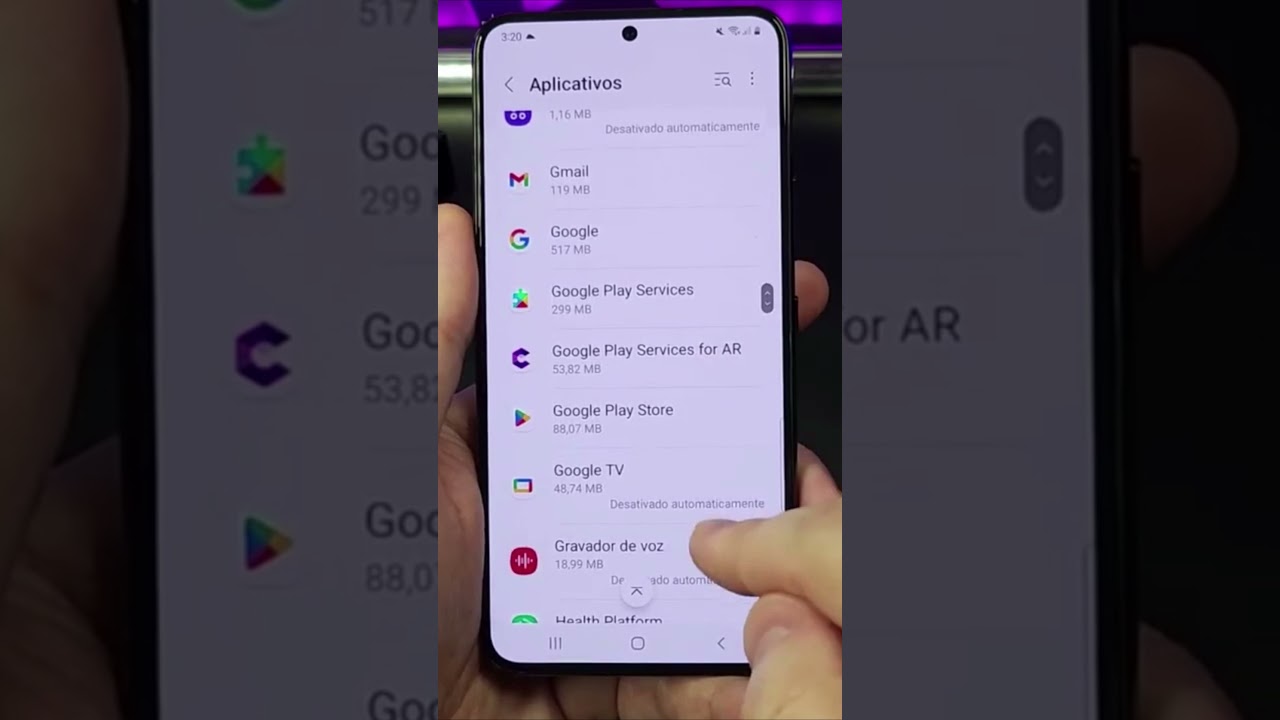 COMO DESINSTALAR APLICATIVOS NO GALAXY #Shorts