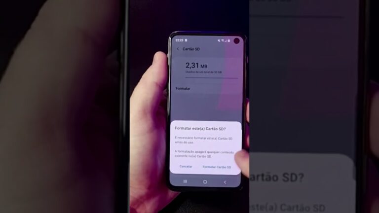 COMO FORMATAR O CARTÃO SD NO SAMSUNG #Shorts