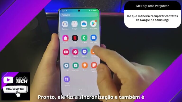 De que maneira recuperar contatos do Google no Samsung❓