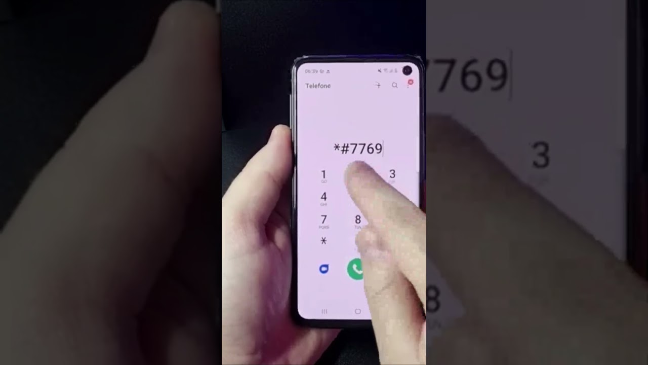Verificando o funcionamento do sensor de proximidade no seu Samsung #Shorts