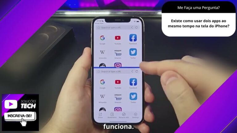 Existe como usar dois apps ao mesmo tempo na tela do iPhone❓