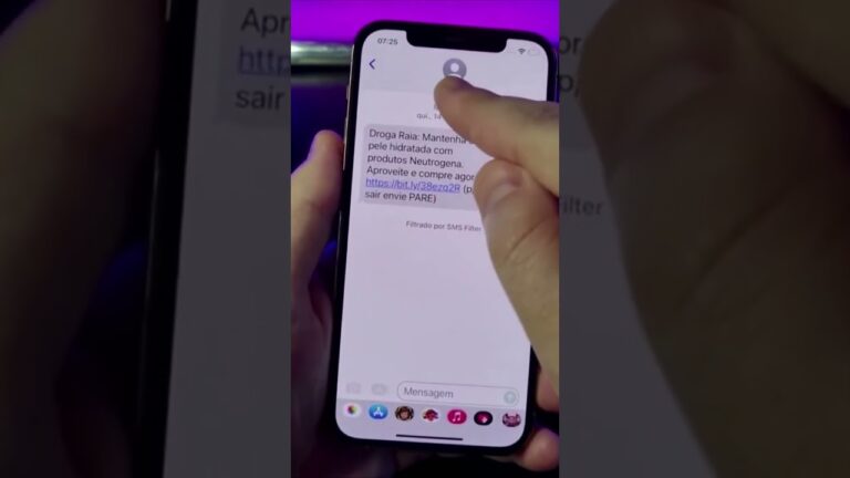 COMO BLOQUEAR MENSAGENS SMS NO IPHONE #Shorts