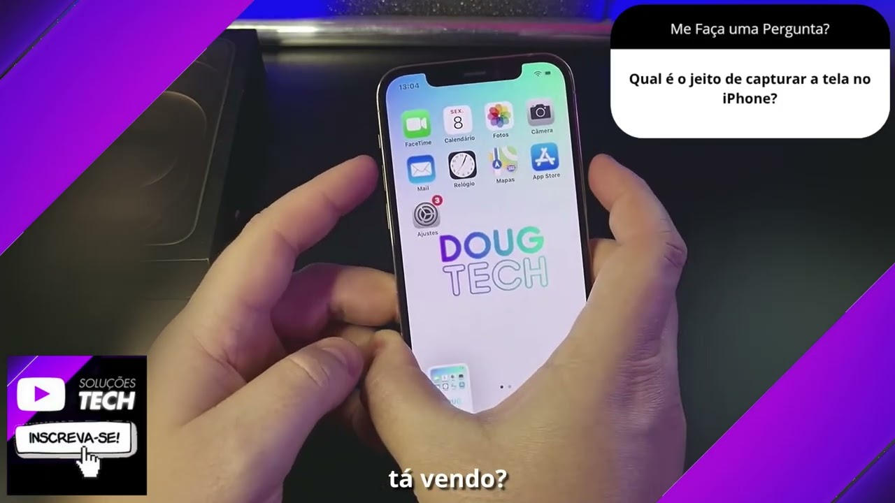 Qual é o jeito de capturar a tela no iPhone❓