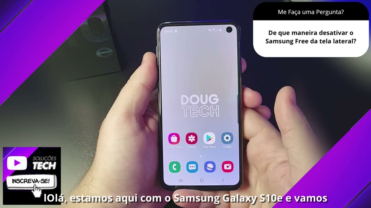 De que maneira desativar o Samsung Free da tela lateral❓