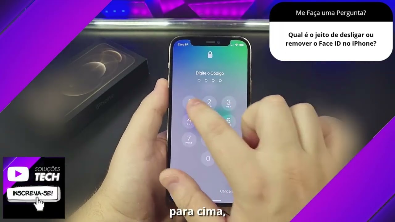 Qual é o jeito de desligar ou remover o Face ID no iPhone❓