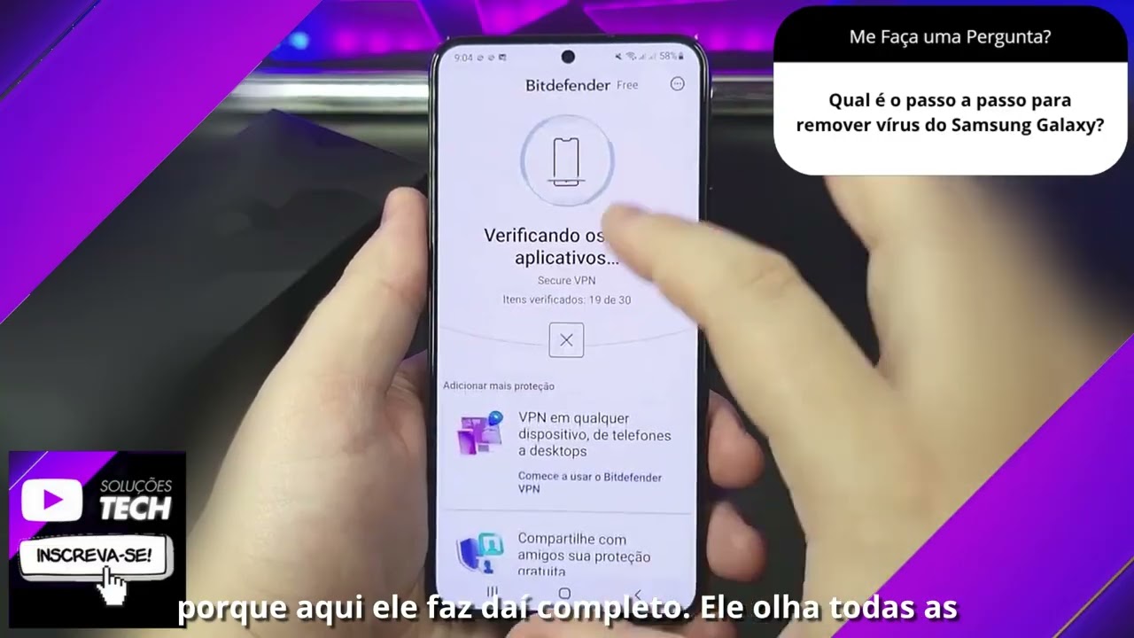 Qual é o passo a passo para remover vírus do Samsung Galaxy❓