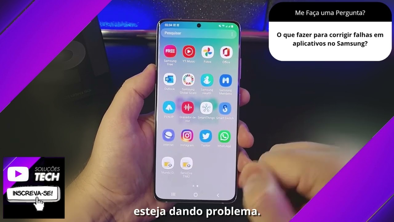 O que fazer para corrigir falhas em aplicativos no Samsung❓