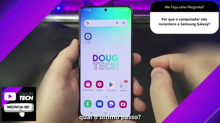 Por que o computador não reconhece o Samsung Galaxy❓