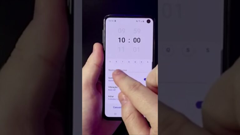 PROGRAME O DESPERTADOR NO SEU SAMSUNG FACILMENTE #Shorts