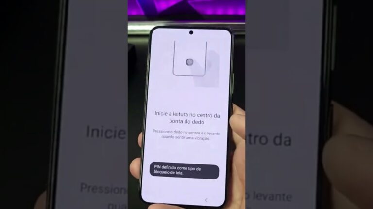 COMO CONFIGURAR SENHA E BIOMETRIA NA TELA DO GALAXY #Shorts