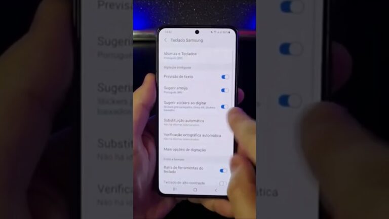 AJUSTE A CORREÇÃO AUTOMÁTICA NO SEU SAMSUNG #Shorts