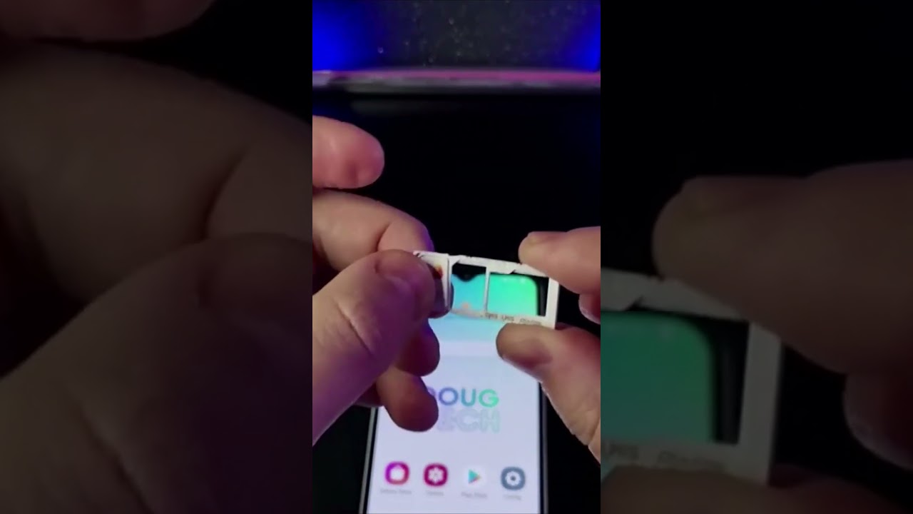 COMO INSERIR O CHIP NO SAMSUNG SEM ERROS #Shorts