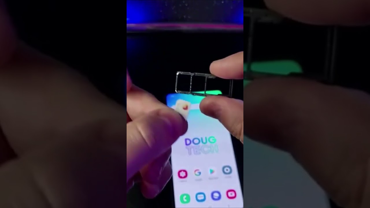 COMO INSERIR O CHIP NO SAMSUNG CORRETAMENTE #Shorts