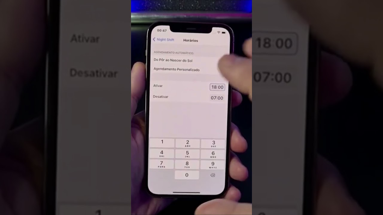 COMO AJUSTAR A LUZ DA TELA NO IPHONE PARA FICAR MAIS CONFORTÁVEL #Shorts