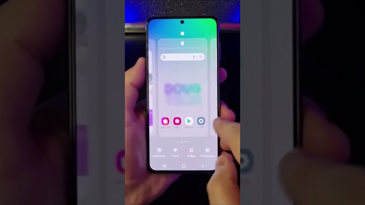 ORGANIZE A TELA INICIAL DO SEU SAMSUNG FACILMENTE #Shorts