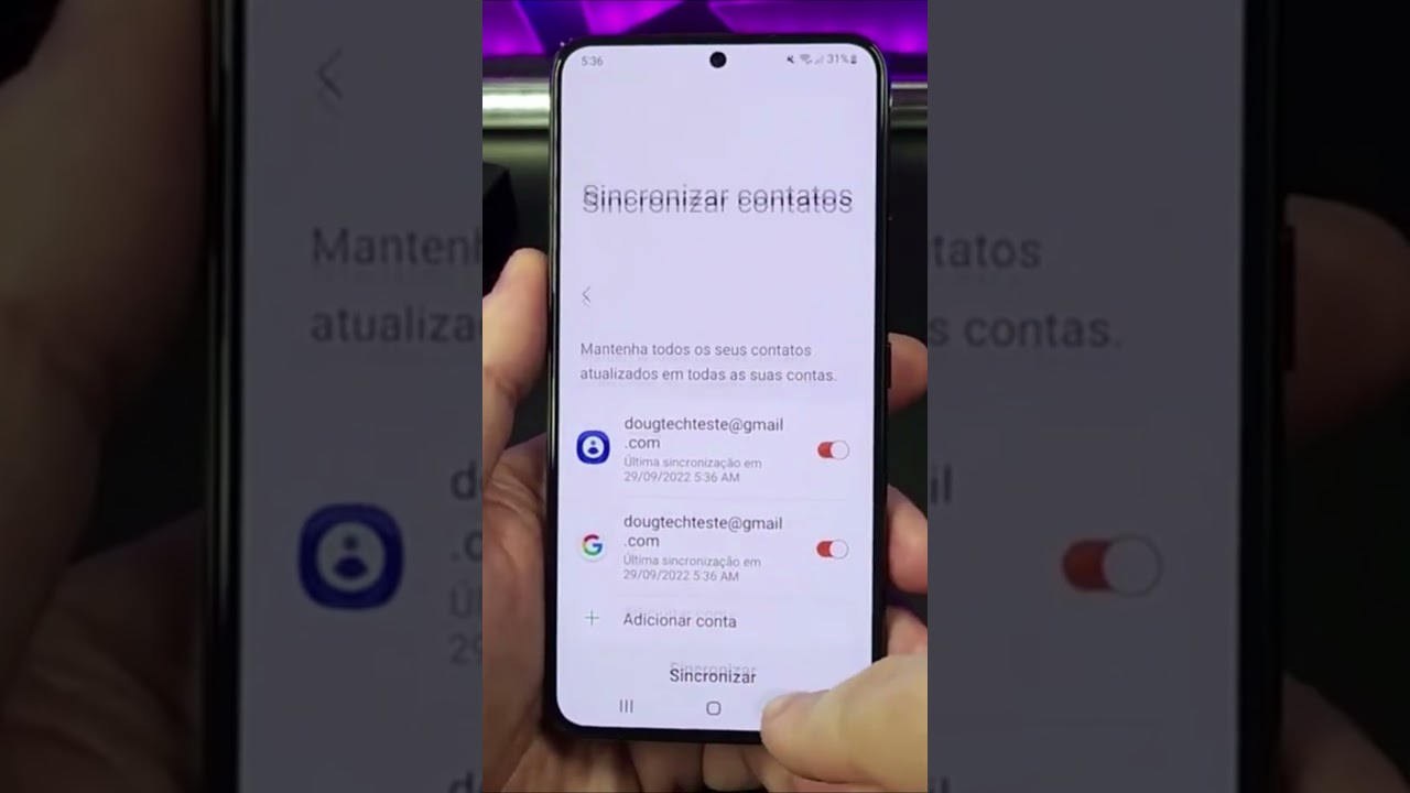 COMO RECUPERAR SEUS CONTATOS DO GOOGLE NO GALAXY #Shorts
