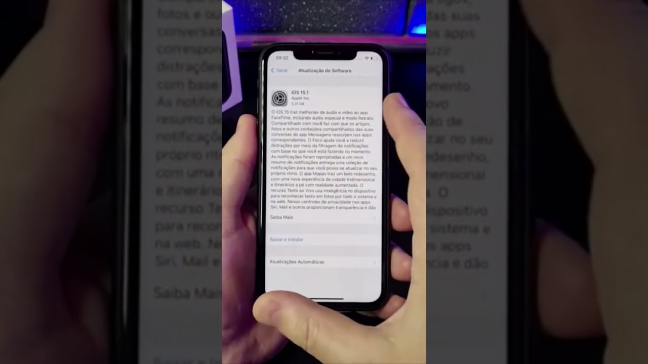 COMO VERIFICAR ATUALIZAÇÕES DO IOS NO IPHONE #Shorts