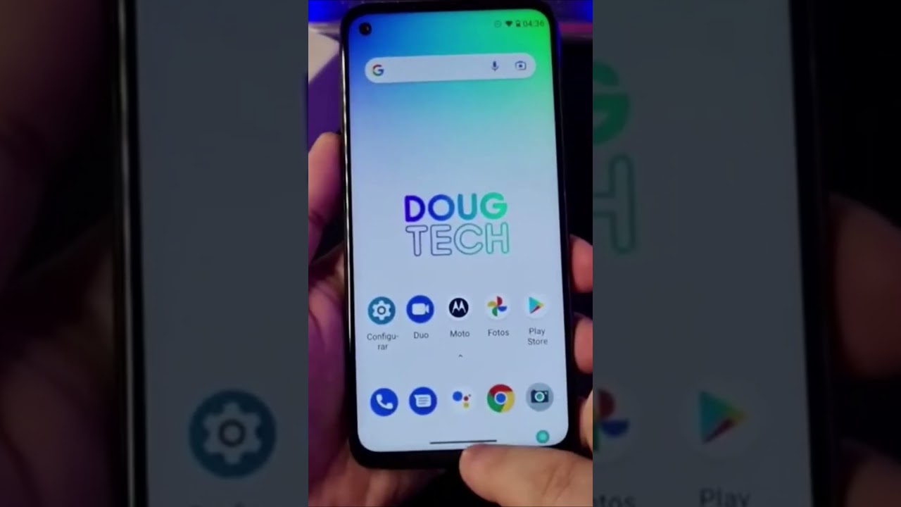 CONFIGURE A ROTAÇÃO AUTOMÁTICA DA TELA NO MOTOROLA #Shorts