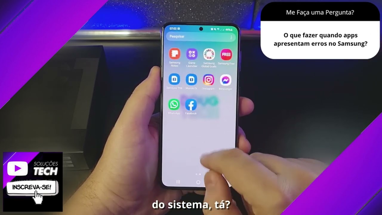 O que fazer quando apps apresentam erros no Samsung❓