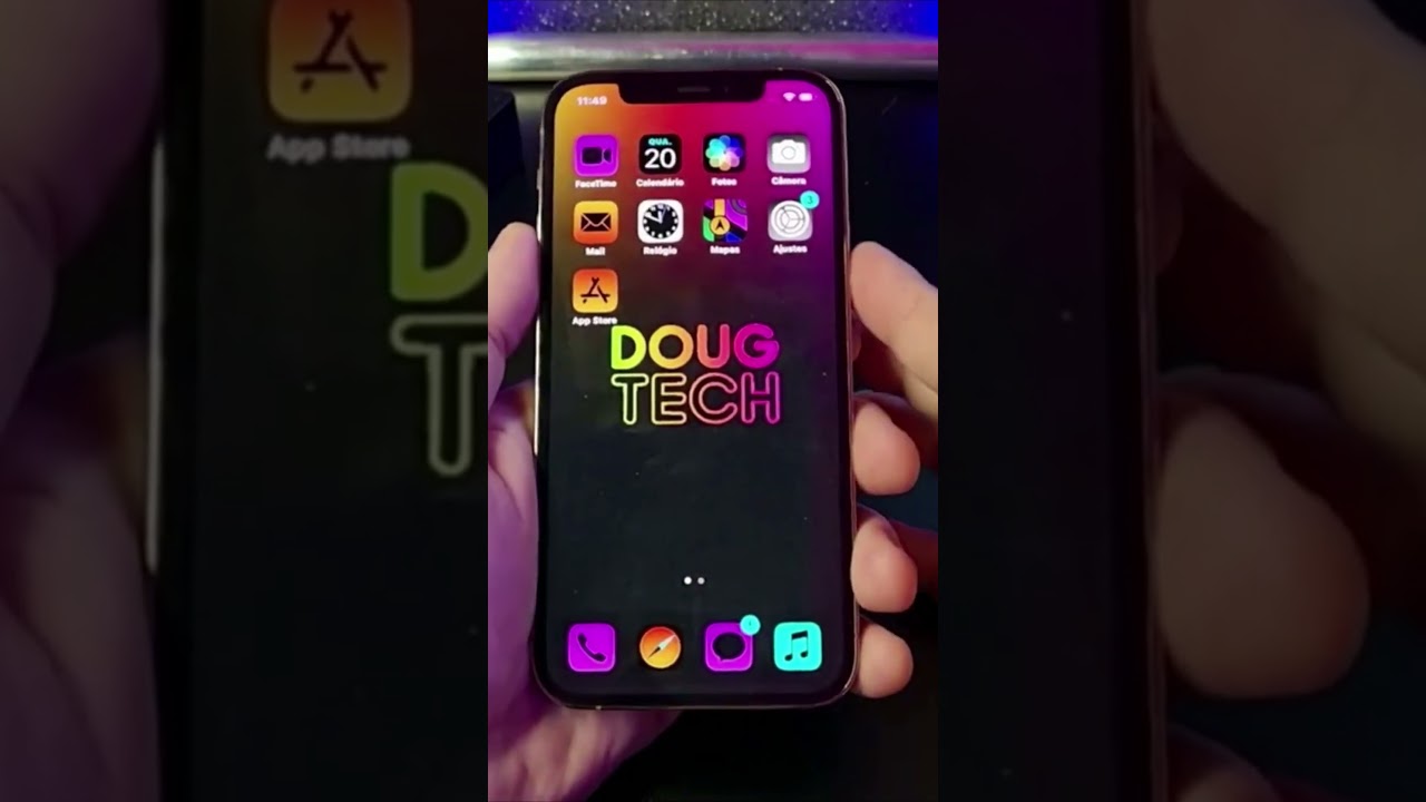 COMO MUDAR AS FUNÇÕES DO BOTÃO LATERAL NO IPHONE #Shorts