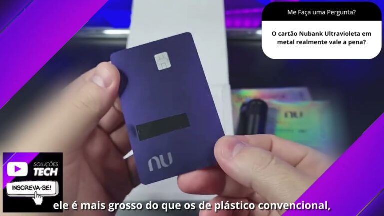 O cartão Nubank Ultravioleta em metal realmente vale a pena❓