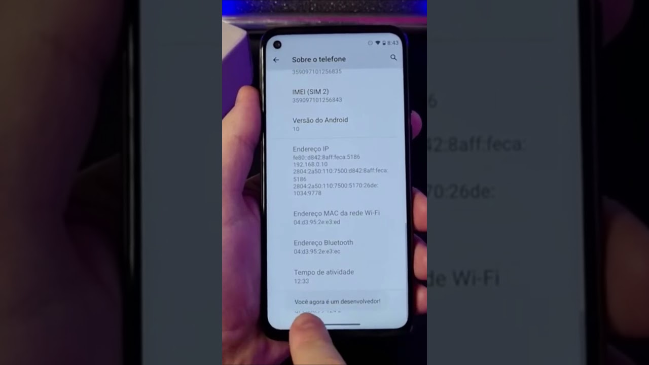 ► Habilite o modo desenvolvedor e a depuração USB no Motorola facilmente #Shorts