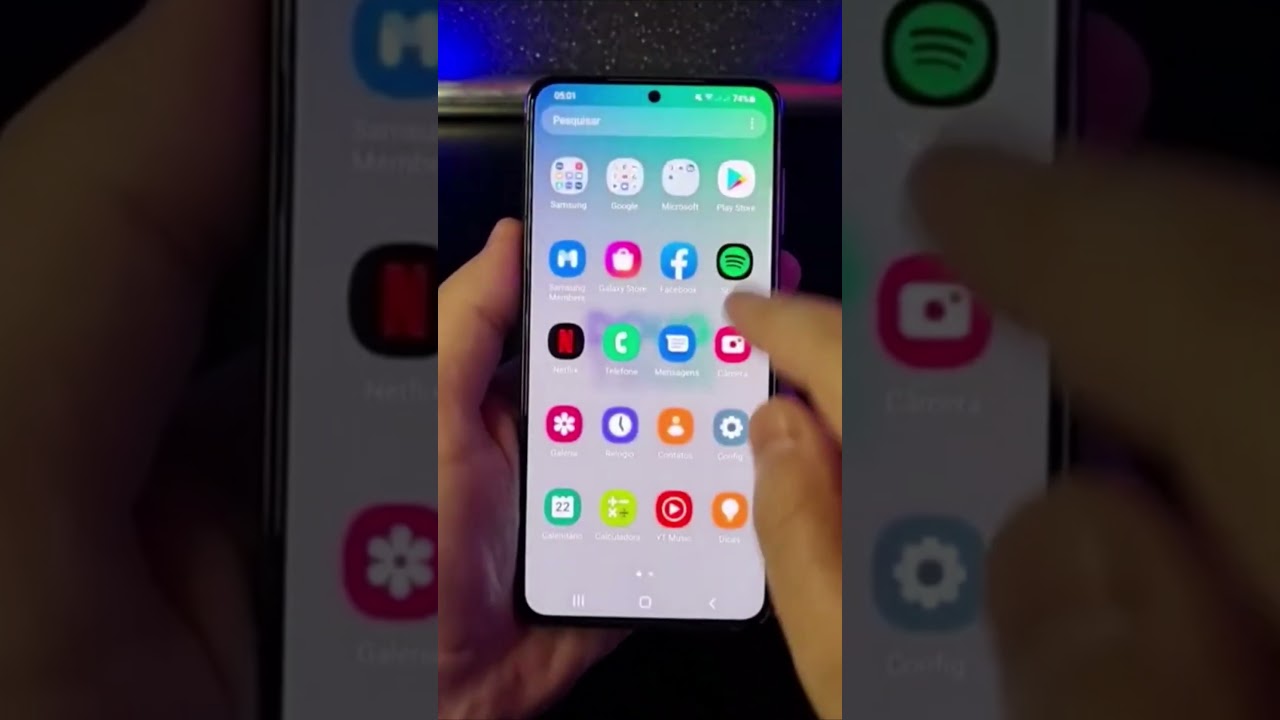 COMO CONTROLAR A ROTAÇÃO DE TELA NO SAMSUNG #Shorts