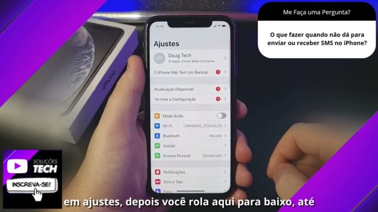 O que fazer quando não dá para enviar ou receber SMS no iPhone❓