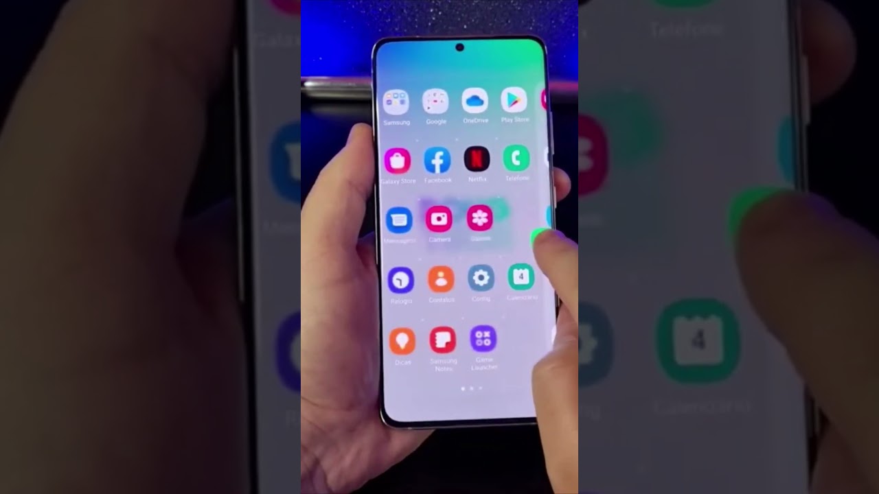 COMO ORGANIZAR APLICATIVOS EM PASTAS NO SAMSUNG #Shorts