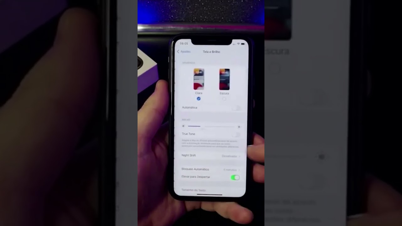 COMO AJUSTAR O TAMANHO DA FONTE NO IPHONE #Shorts