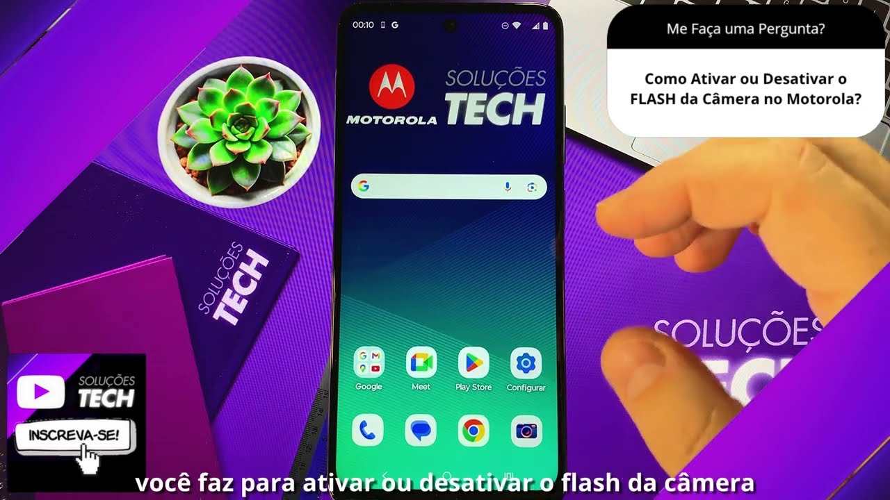 Como Ativar ou Desativar o FLASH da Câmera no Motorola