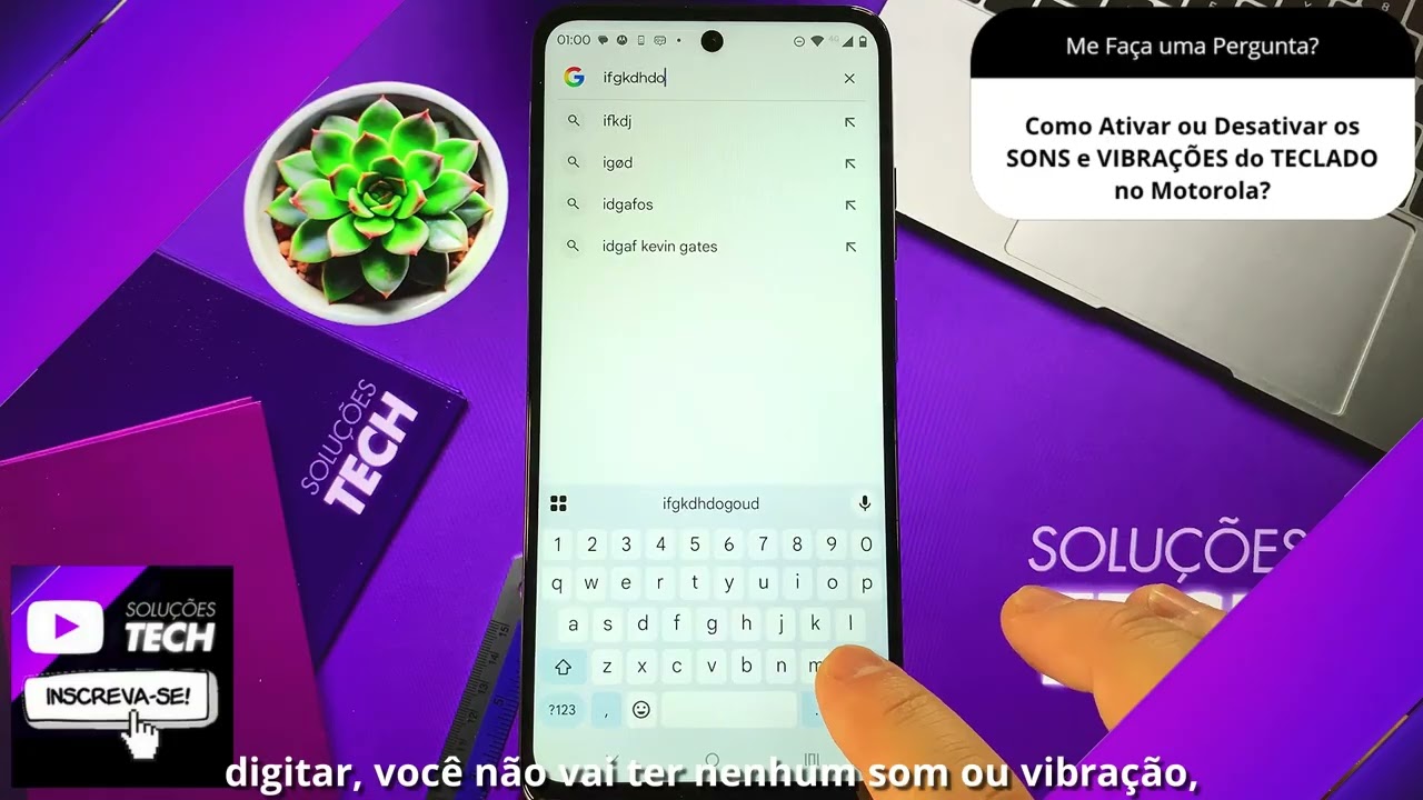 Como Ativar ou Desativar os SONS e VIBRAÇÕES do TECLADO no Motorola