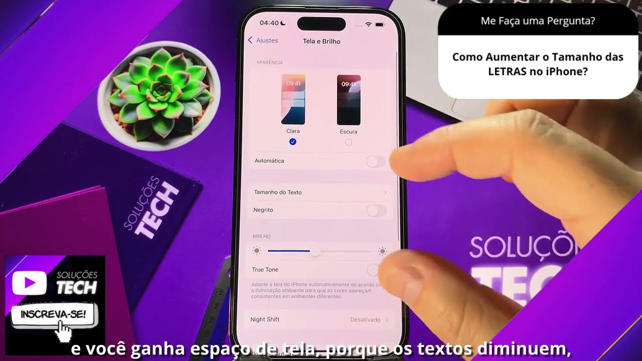 Como Aumentar o Tamanho das LETRAS no iPhone
