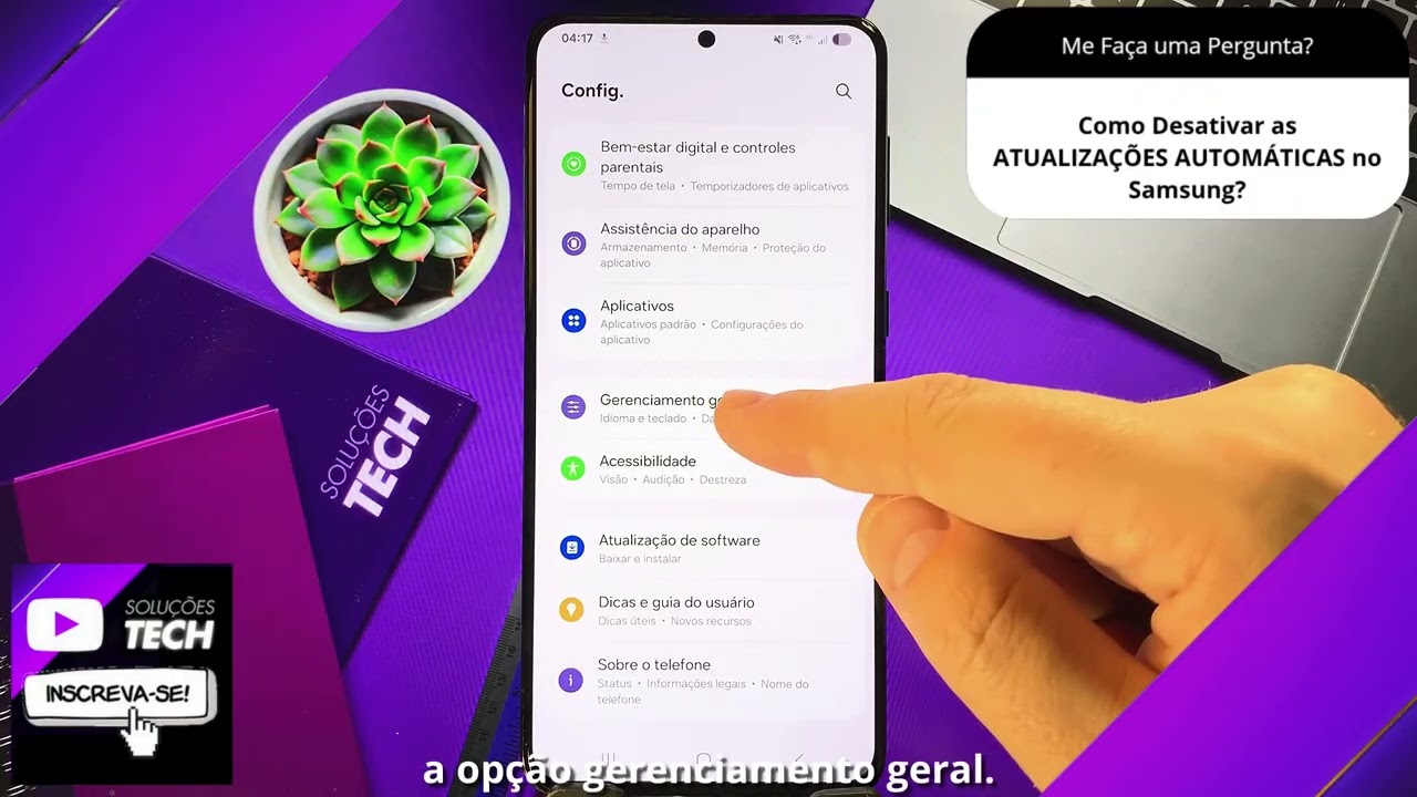 Como Desativar as ATUALIZAÇÕES AUTOMÁTICAS no Samsung