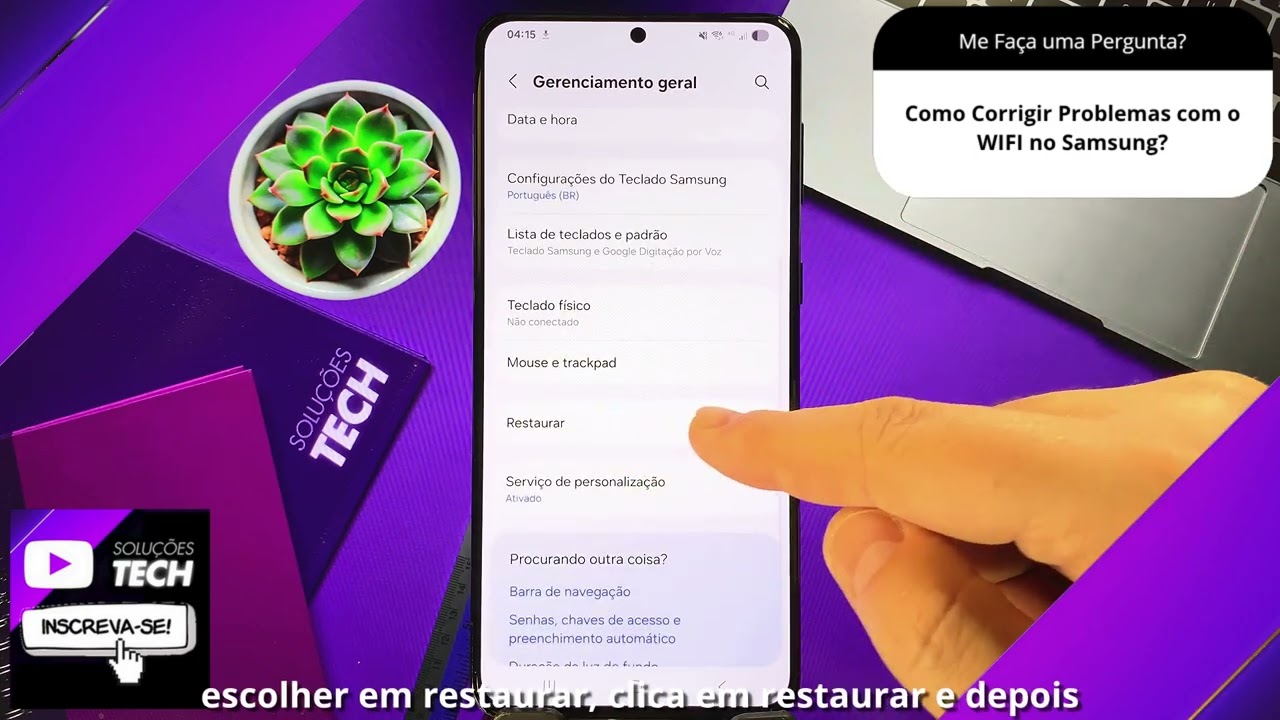 Como Corrigir Problemas com o WIFI no Samsung