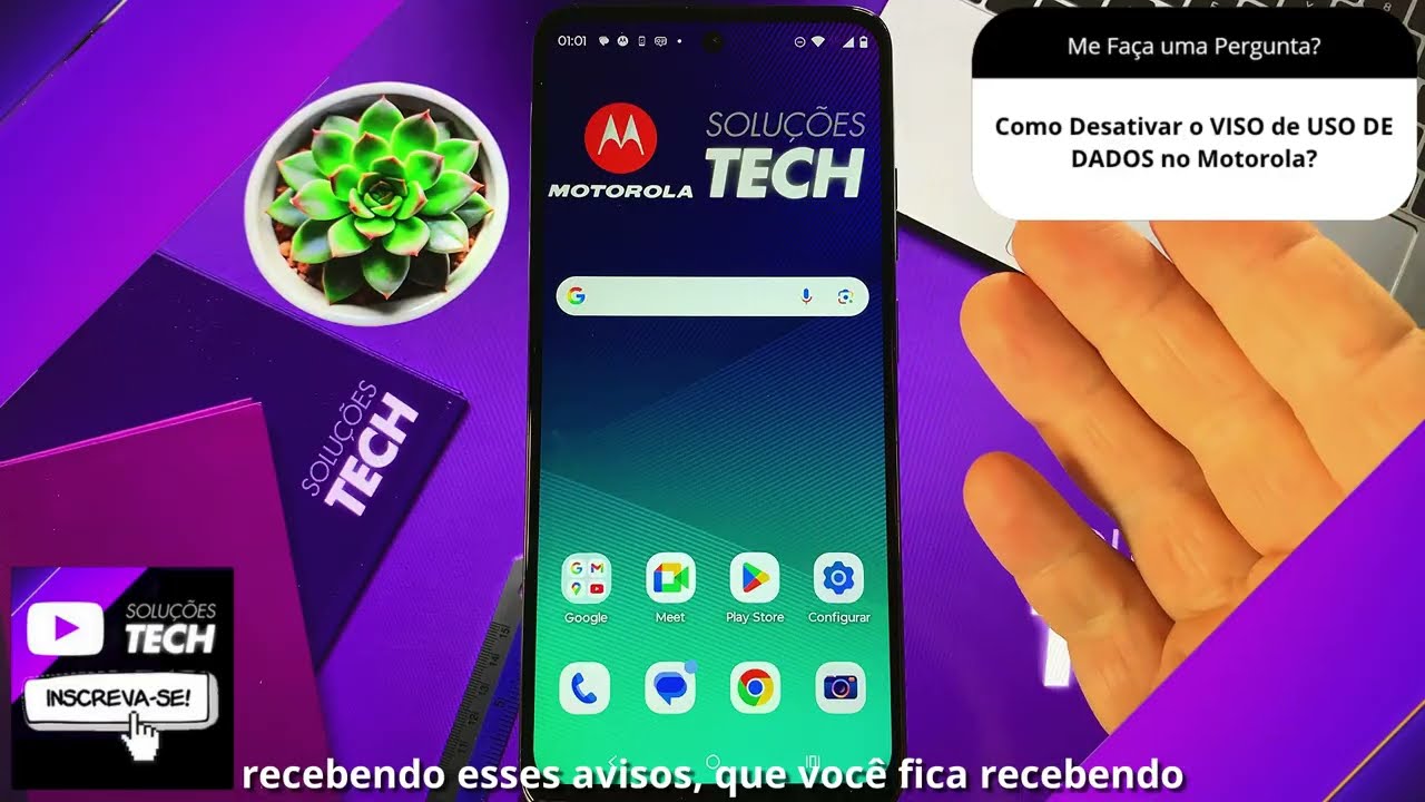 Como Desativar o VISO de USO DE DADOS no Motorola