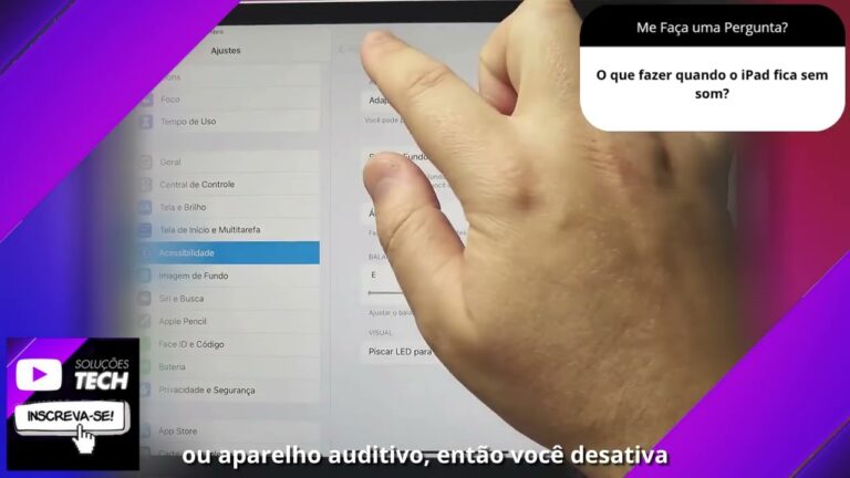 O que fazer quando o iPad fica sem som❓