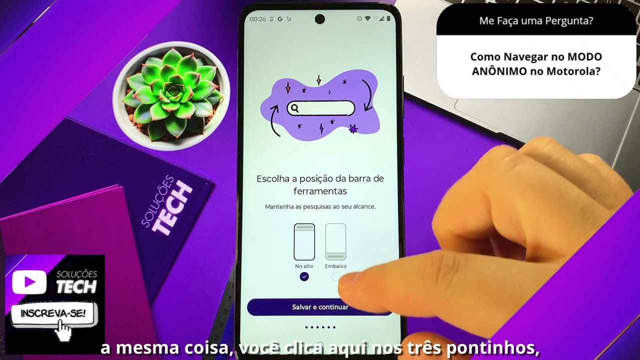 Como Navegar no MODO ANÔNIMO no Motorola