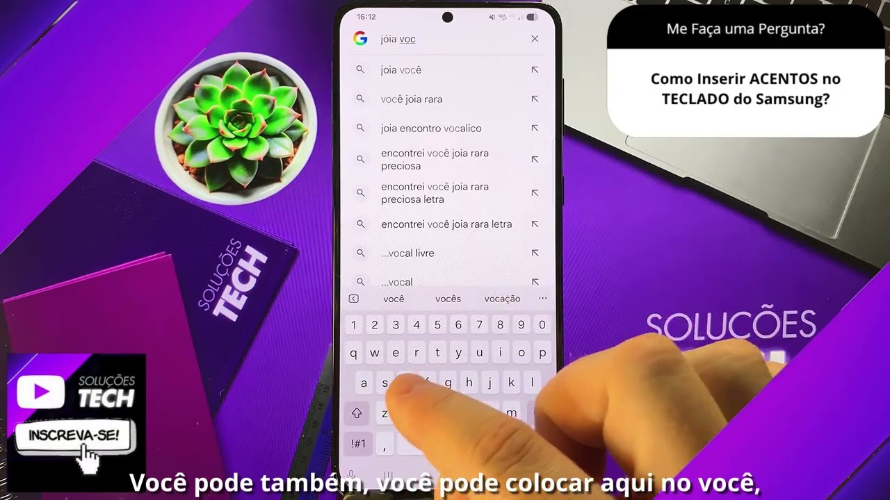 Como Inserir ACENTOS no TECLADO do Samsung