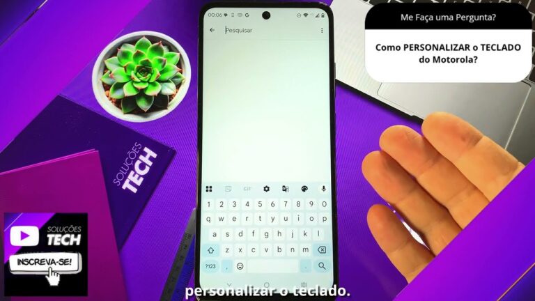 Como PERSONALIZAR o TECLADO do Motorola