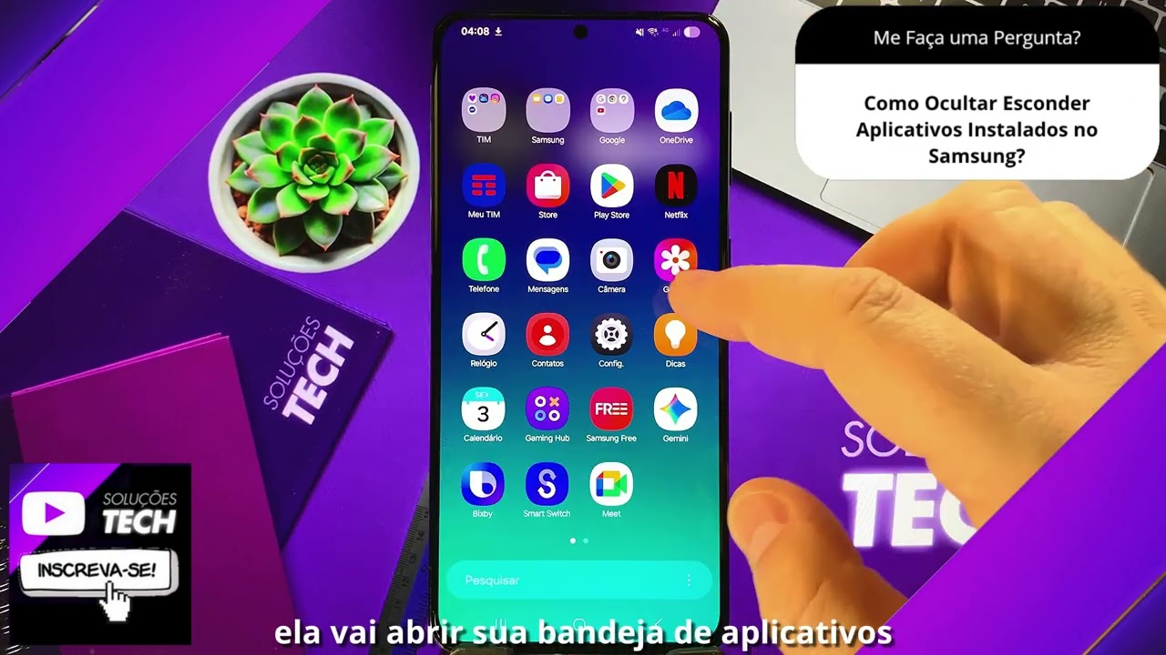 Como Ocultar Esconder Aplicativos Instalados no Samsung