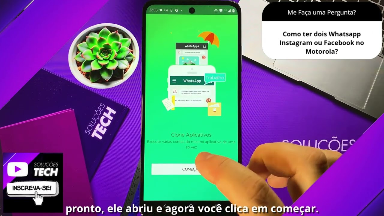 Como ter dois Whatsapp Instagram ou Facebook no Motorola