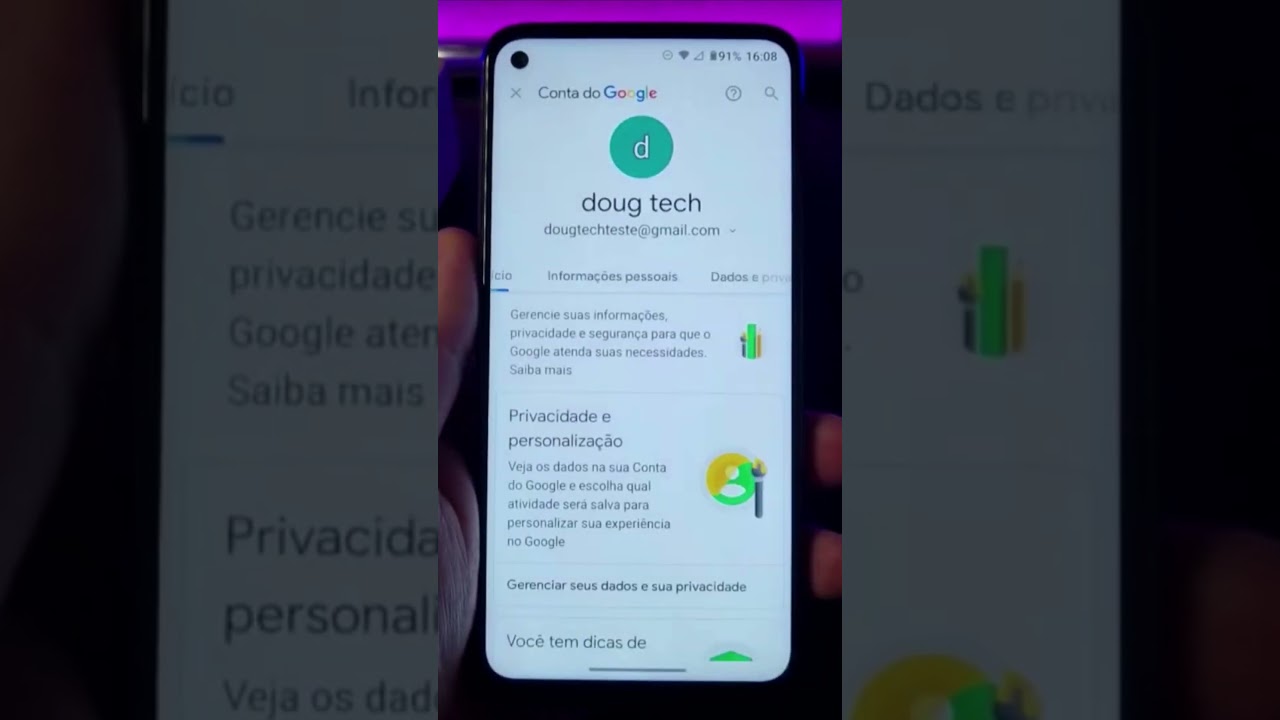 COMO TROCAR O TELEFONE DE AUTENTICAÇÃO DO GOOGLE #Shorts