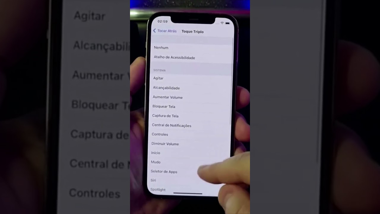 COMO ATIVAR O TOQUE TRASEIRO NO IPHONE #Shorts