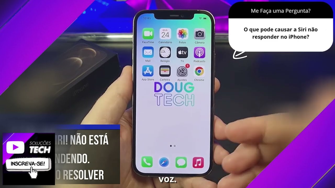 O que pode causar a Siri não responder no iPhone❓