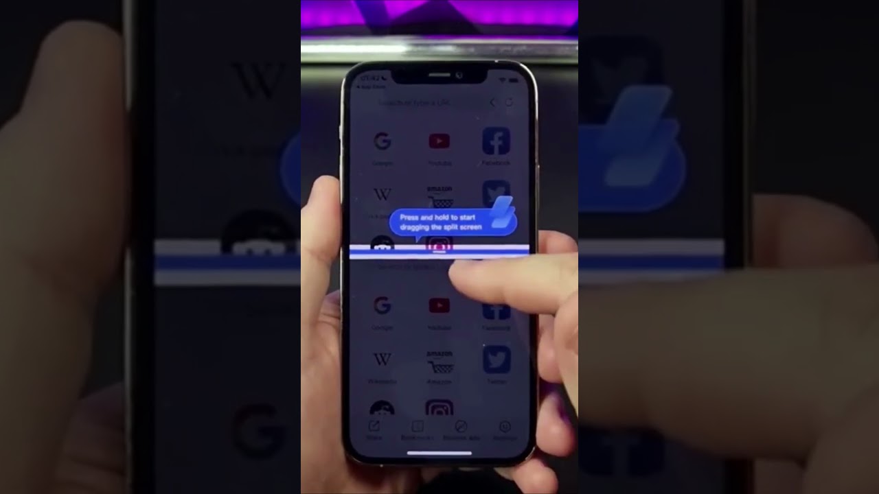 COMO DIVIDIR A TELA NO SEU IPHONE DE MANEIRA FÁCIL #Shorts