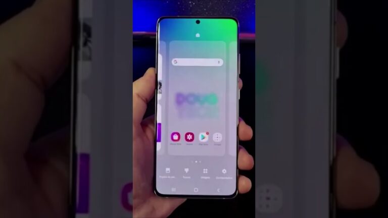 ► Organize a tela inicial do Samsung excluindo páginas desnecessárias #Shorts