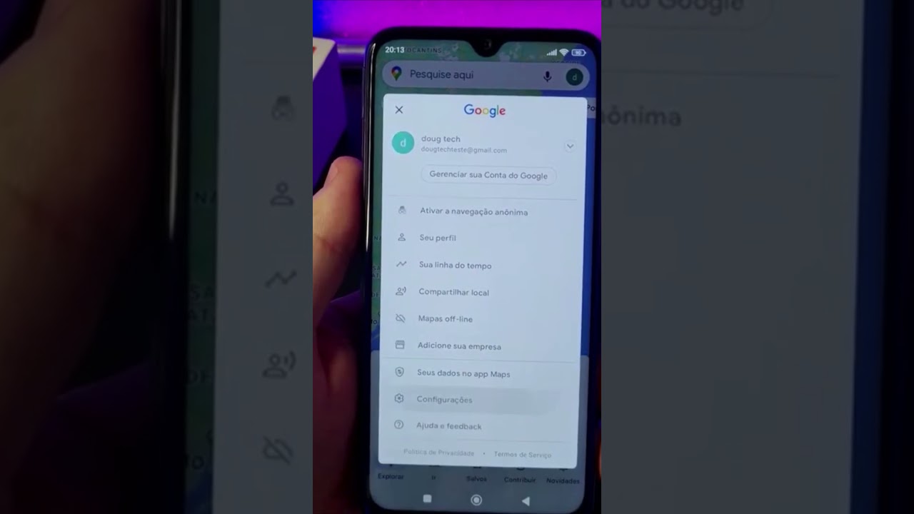 COMO LIMPAR HISTÓRICO DE LOCAIS NO GOOGLE MAPS DO XIAOMI #Shorts