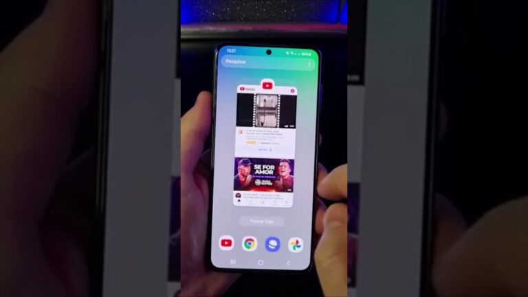 ► Use dois aplicativos ao mesmo tempo com a tela dividida no Samsung #Shorts